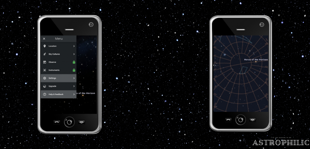 stellarium app location